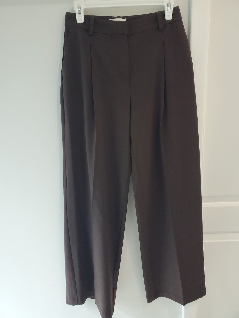 H&M Dark Brown Wide Leg Pants